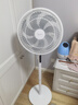美的（Midea）【颶風(fēng)節能】七葉柔風(fēng)立式電風(fēng)扇/家用輕音落地扇/臺式小型風(fēng)扇/大風(fēng)力遙控定時(shí)搖頭風(fēng)扇 SAH35BSJ 曬單實(shí)拍圖