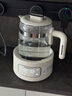 摩飛電器（Morphyrichards）全玻璃養(yǎng)生壺家用燒水壺多段控溫電熱水壺極速風(fēng)冷恒溫壺沖奶泡奶機(jī)MR5602 1.2L 椰奶白 曬單實(shí)拍圖