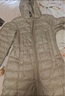 千仞崗秋冬季中長款鴨絨羽絨服女士連帽收腰顯瘦復(fù)古氣質(zhì)防寒外套防寒服 水晶藍(lán) XL (175) 曬單實(shí)拍圖