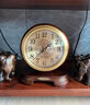 禹索中式實(shí)木黃銅座鐘客廳臺鐘復古客廳床頭老式桌面擺件臺式坐鐘鐘表 機芯款 曬單實(shí)拍圖