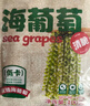云山半鹽漬海葡萄100g*3即食兒童涼拌菜魚子醬火鍋商家用贈6種蘸料海藻 曬單實拍圖