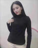 皮爾卡丹（pierre cardin）鄂爾多市100純羊毛衫女士半高領(lǐng)純色加厚保暖修身顯瘦針織上衣 原絨駝 S 建議85-96斤 曬單實(shí)拍圖