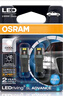 歐司朗（OSRAM）W5W/T10LED車燈示寬燈示廓燈日行指示燈6000K白光 12V 1.5W 2支裝 曬單實拍圖