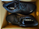 HOKA新款男款春季邦代9公路跑步鞋BONDI 9 輕盈舒適緩震防滑 黑色/黑色 41 曬單實(shí)拍圖