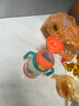 皇寵保溫杯兒童水杯寶寶學(xué)飲杯吸管杯便攜外出水壺 橙350ml+背帶 曬單實(shí)拍圖