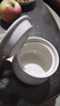 瓦罐煨湯燉盅家用商用隔水燉一人蒸蛋帶蓋燉罐沙縣小吃陶瓷煲湯罐 【白色】單個(gè)裝 500ml 曬單實(shí)拍圖
