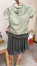 鴻星爾克（ERKE）泳衣女分體裙式保守微胖女孩顯瘦運(yùn)動(dòng)泡溫泉大碼泳裝 曬單實(shí)拍圖