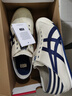 Onitsuka Tiger鬼塚虎帆布一腳蹬懶人鞋  男女款休閑鞋 MEXICO 66? PARATY 米白色/藏青色(1183C233-250) 44.5 曬單實(shí)拍圖
