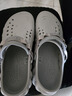 卡駱馳（crocs）洞洞鞋男 波波Clog時(shí)尚輕便透氣運(yùn)動(dòng)休閑鞋 207937-1FT M9W11 曬單實(shí)拍圖