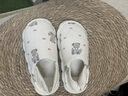 BIBK德國月子鞋透氣十月份孕婦產(chǎn)后防滑軟底包跟棉拖鞋秋冬保暖棉鞋 米色小熊 36-37 曬單實(shí)拍圖
