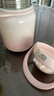 膳魔師（THERMOS）噸噸桶大肚杯316L不銹鋼大容量兒童保溫杯七夕節(jié)教師節(jié)禮物TEMA 草莓泡泡配杯帶+吸管 950ml 曬單實拍圖