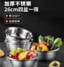 美廚（maxcook）不銹鋼盆篩五件套 加大加厚調料盆洗菜盆和面盆味斗套裝 MCPW-5 曬單實(shí)拍圖