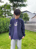 哈吉斯（HAZZYS）男裝 春秋款男外套V字開襟休閑上衣撞色袖開衫衛(wèi)衣男ABTZE0CCX34 藏青色NV XL （180/100A 50） 曬單實拍圖