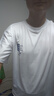 啄木鳥【2件裝】短袖T恤男夏季冰絲涼感潮流半袖青年寬松休閑五分上衣 小沙灘白色+葉子白色 (2件裝） XL (建議體重125-140斤左右） 曬單實拍圖