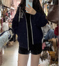 森馬（Semir）[商場同款]外套女連帽刺繡學(xué)院風(fēng)2025春寬松質(zhì)感夾克101125108002 曬單實(shí)拍圖