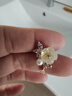 玖維婭  JIUVIA山茶花耳釘女 S925銀氣質(zhì)高級感花朵耳環(huán)國風(fēng)適合秋冬的時尚耳飾 山茶花耳釘s925銀【禮盒裝】 曬單實拍圖