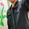 nasawassup黑暗系日系牛仔外套男新款復(fù)古美式潮牌休閑寬松工裝夾克上衣外套 S686黑色牛仔外套 S 【寬松款式】 曬單實拍圖