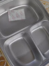 babycare寶寶自主進(jìn)食餐盤(pán)嬰幼兒不銹鋼分格兒童餐具-光電青 曬單實(shí)拍圖