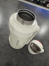 摩飛電器（Morphyrichards）電熱水壺便攜式燒水壺旅行熱水壺?zé)婵毡貕夭讳P鋼保溫瓶大容量戶外 MR6061 1L 椰奶白 曬單實(shí)拍圖
