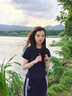 夏蓓朵ootd美式運動套裝女夏季藏藍色短袖半身裙學(xué)生寬松顯瘦休閑兩件套 藏藍色套裝 L 【建議105斤-120斤】 曬單實拍圖