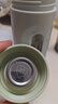 炊大皇玻璃杯雙層隔熱茶水分離男女士便攜玻璃水杯 綠色420ml 曬單實拍圖