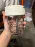 ins風(fēng)爆款新品卡通可愛咖啡玻璃杯雙飲吸管牛奶杯高顏值玻璃杯 玉桂狗貼紙 300ml 1只 曬單實(shí)拍圖