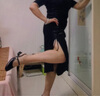 百麗（Belle）氣質(zhì)包頭涼鞋女商場(chǎng)同款真皮粗高跟涼鞋D8P1DBH5 黑色 40 (250mm) 曬單實(shí)拍圖