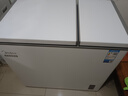 Midea美的冰柜210升家商兩用 冷藏冷凍雙溫雙箱冷柜 一級能效電子溫控 白色 210L BCD-210DKEM(E) 曬單實(shí)拍圖