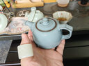 祥業(yè)官窯鋦釘茶壺泡茶專用功夫茶具單個小茶壺家用陶瓷中式茶具沏茶 官窯鋦釘茶壺-天青 曬單實拍圖