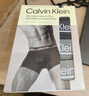 Calvin Klein內衣男士四條裝ck輕薄高彈低腰防夾臀四角褲平角內褲男NP2755O 5TL-黑/藏青/椰青灰/星空灰 4條 L 曬單實(shí)拍圖