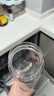無(wú)印良品（MUJI）共聚酯 便攜水杯高顏值運動(dòng)水杯塑料杯 透明 750ml 曬單實(shí)拍圖