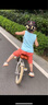 Montresor萌獸兒童自行車男孩女孩中大童3-6歲8-12歲腳踏單車 橄欖綠 14寸 曬單實拍圖