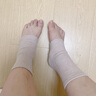 威爾基純棉足跟襪套腳踝套護具腳腕保暖護腳后跟護腳腕全棉冬季腳踝騎行 駝色【棉款】 體重90-180斤 18CM 一對裝 曬單實(shí)拍圖