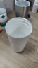 WINTERPALACE紀(jì)念禮品陶瓷咖啡杯高顏值便攜隨行保溫杯子316不銹鋼雙飲吸管杯 陶瓷內(nèi)膽-奶霜白 530ML 曬單實(shí)拍圖