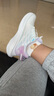 環(huán)球紫色運動鞋跑步女鞋2025新款春夏透氣網(wǎng)面休閑鞋超輕百搭時尚 曬單實拍圖