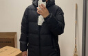 黑冰25新款戶外700蓬鴨絨男款加厚防風(fēng)保暖羽絨服D F8905MJ 黑色 M 曬單實拍圖