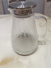 青蘋果冷水壺涼水壺硼硅耐熱玻璃冷熱水壺嘟嘟壺1.8L大容量家用飯店通用 曬單實拍圖