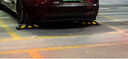 鼎通路車(chē)位擋車(chē)器限位器阻車(chē)器停車(chē)位地擋橡膠定位器汽車(chē)車(chē)輪車(chē)擋停車(chē)樁（560*160*110mm）（一對裝/國標款) 曬單實(shí)拍圖