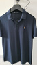 Hush Puppies【涼感冰皮】暇步士男裝2025夏季百搭舒爽涼感短袖polo衫 墨藍(lán)色 L 曬單實(shí)拍圖
