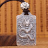 百年老鳯祥999純銀龍牌吊墜男霸氣實(shí)心可旋轉(zhuǎn)個(gè)性潮男復(fù) 吊墜+70厘米銀鏈 曬單實(shí)拍圖