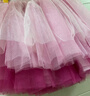 巴拉巴拉兒童短裙女童漸變網(wǎng)紗裙秋季蓬蓬裙 粉紅60025 110 cm 曬單實(shí)拍圖