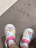 颯望【德國(guó)】厚底洞洞鞋夏季女包頭少女可愛(ài)多巴胺ins外穿增高EVA拖鞋 白玫紅色【小熊滿天星】7cm增高 36 /37 （正碼） 曬單實(shí)拍圖
