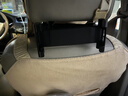 韞舜車載后枕支架平板電腦夾汽車后排靠椅手機(jī)iPad可調(diào)節(jié)伸縮支架 黑色 曬單實(shí)拍圖