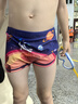 美津濃（MIZUNO）兒童泳褲男寶寶星球平角泳褲速干訓(xùn)練運(yùn)動溫泉游泳衣B1402星球140 曬單實(shí)拍圖