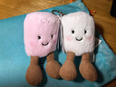 Jellycat趣味成對棉花糖包包掛飾食物毛絨玩偶掛件娃娃生日新婚禮物 多色 One Size 曬單實(shí)拍圖