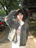 哈魯?shù)厦朗綇?fù)古水洗牛仔外套女2025秋季新款寬松韓系高級(jí)感夾克上衣外搭 做舊藍(lán) L （100-120斤） 曬單實(shí)拍圖