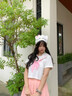 時島日系甜美卡通hellokitty毛絨帽子元氣可愛白色凱蒂貓少女心護耳帽 【KT毛絨帽】 均碼 曬單實拍圖