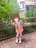 G.DUCKKIDS女童裙褲假兩件春秋裝女孩褲子中大童純棉長(cháng)褲兒童打底褲加厚加絨 熱售蝴蝶結春秋款粉色 120 (建議身高110左右) 曬單實(shí)拍圖