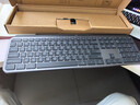 羅技（Logitech）無(wú)線(xiàn)鍵盤(pán)MX Keys S藍牙鍵盤(pán)Keys升級版 高端辦公鍵盤(pán)無(wú)線(xiàn)鍵鼠套裝 全尺寸家用充電背光 宏自定義 MX Keys S黑色（Keys升級版） 曬單實(shí)拍圖