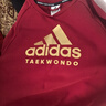 阿迪達斯 （adidas）兒童裝春內搭圓領(lǐng)衛衣運動(dòng)長(cháng)袖上衣  紅/金 140 曬單實(shí)拍圖